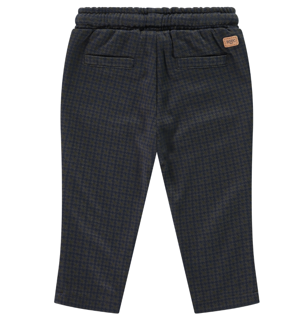 Indigo Houndstooth Pants