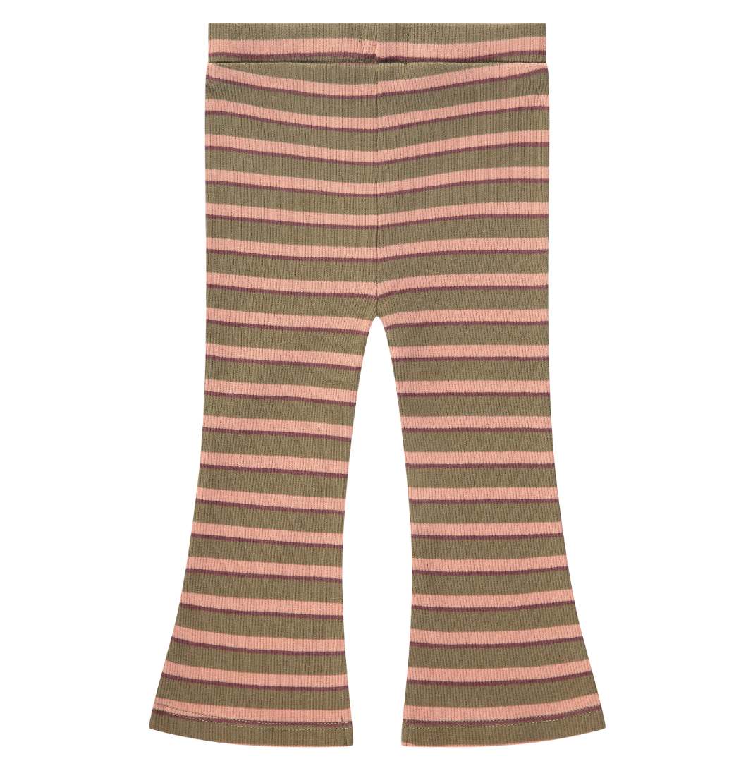 Army Stripe Flare Pants