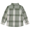 Light Army Plaid Flannel Shirt