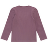 Magenta Purple Ribbed Top