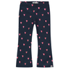 Navy Hearts Flare Pant