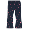 Navy Hearts Flare Pant