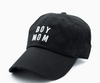 Boy Mom Hat- Black