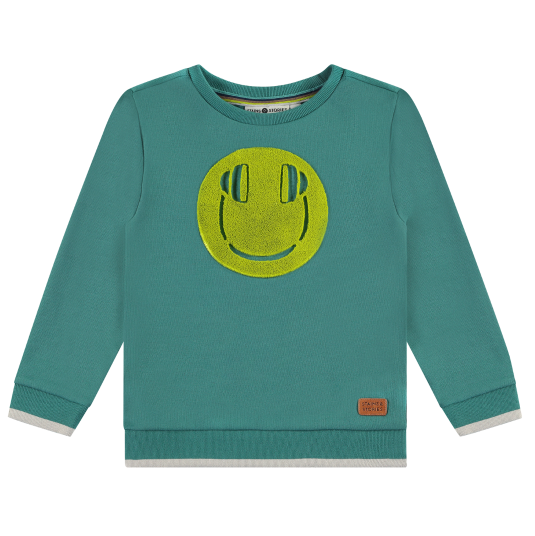 Headphone Smiley Sweatshirt