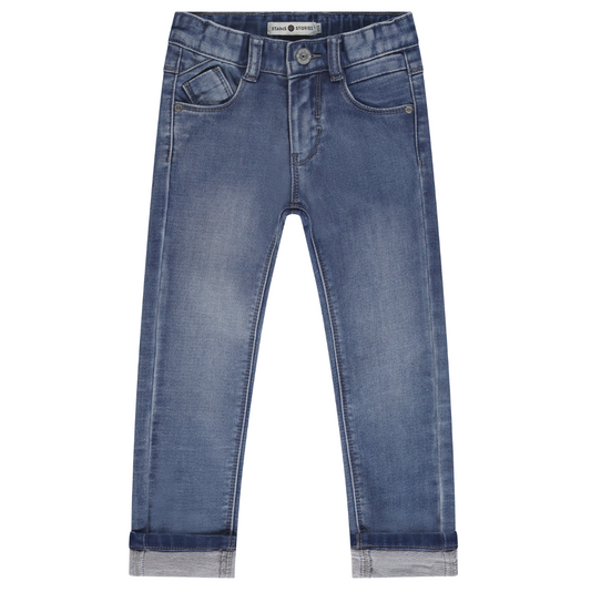 Medium Blue Straight Jeans