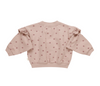 Polka Dot Ruffle Sweatshirt