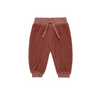 Cranberry Velour Sweatpant