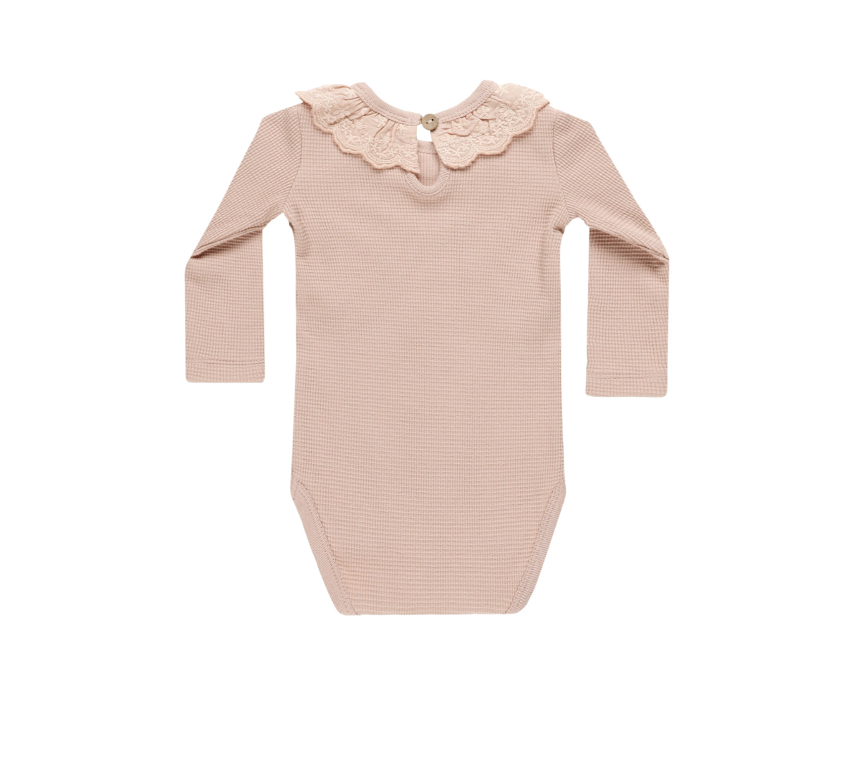 Blush Ruffle Collar Bodysuit