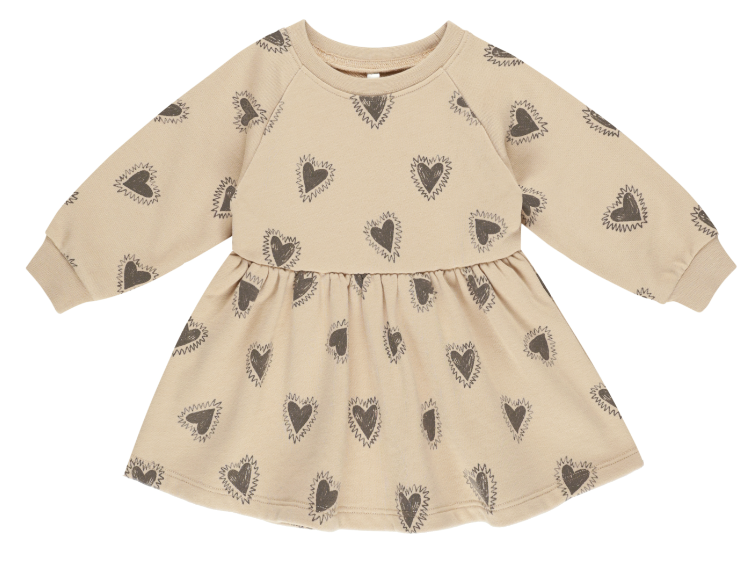 Hearts Raglan Dress