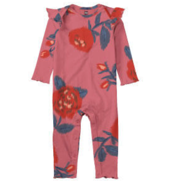 Ruffle Turkish Rose Romper