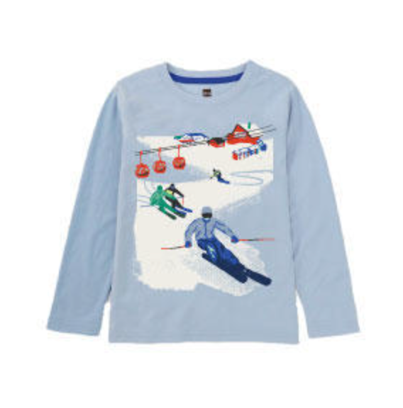 Skiing Graphic Top