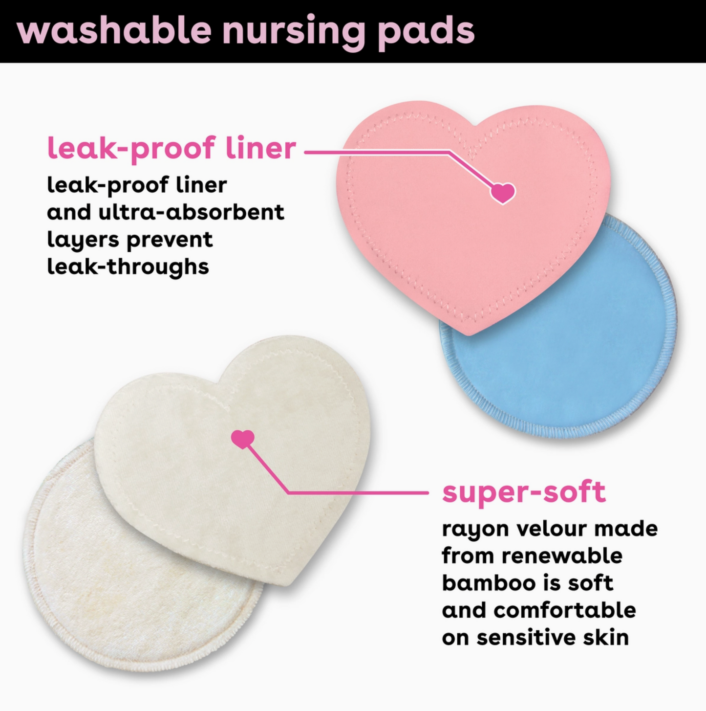 Combo Nursing Pads- 2 Pack