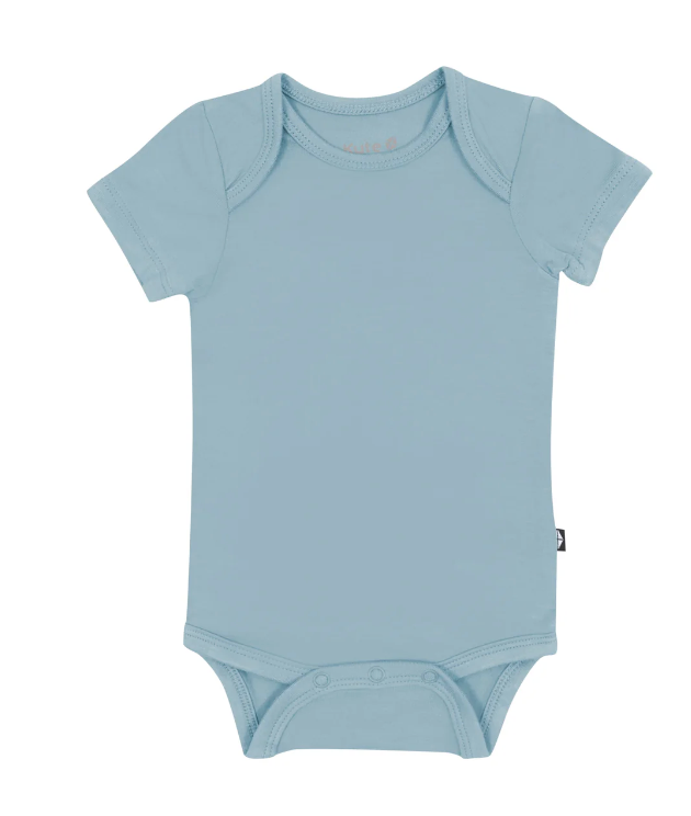 Dusty Blue Short Sleeve Bodysuit