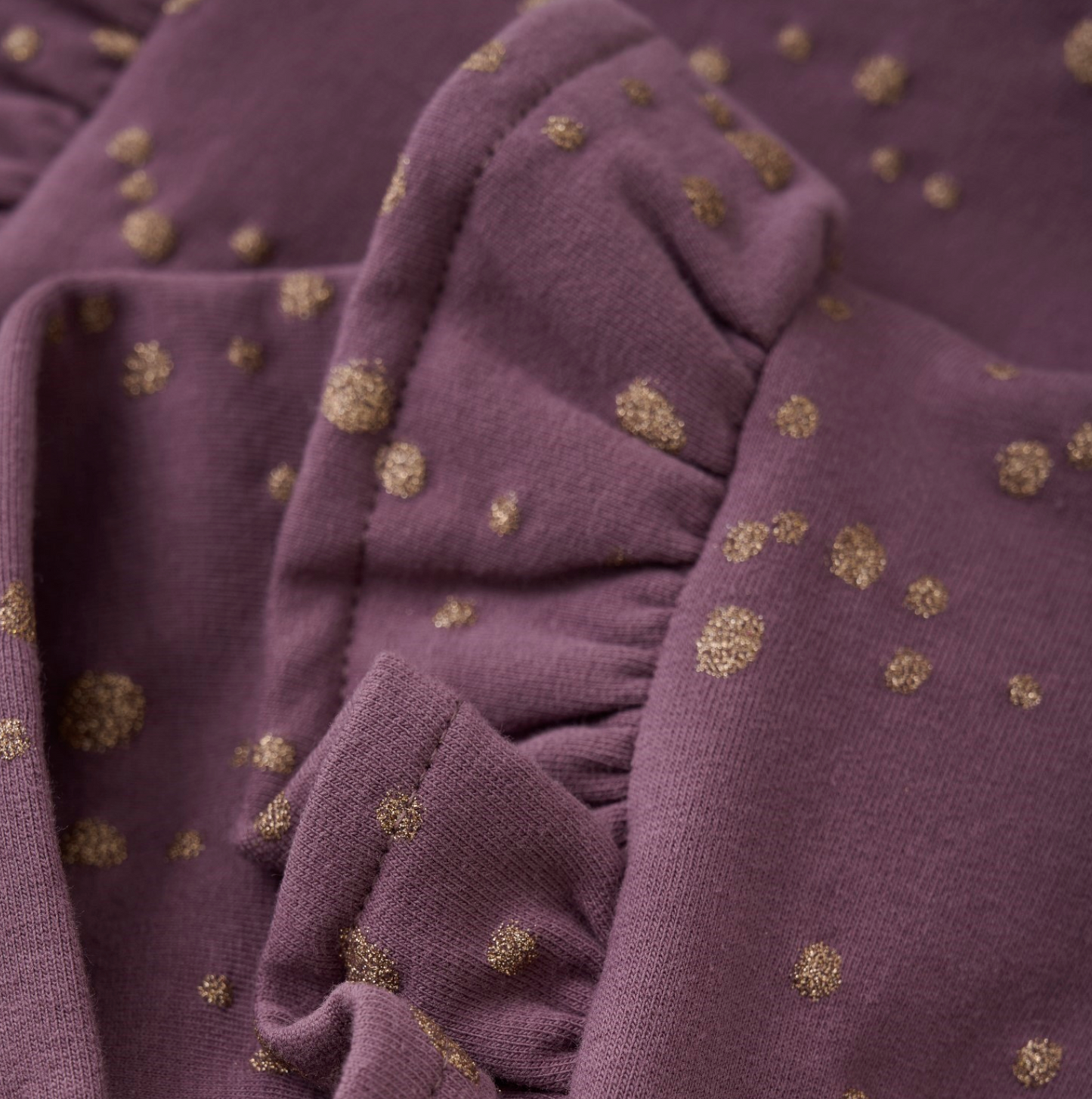 Grape Gold Dot Sweatshirt