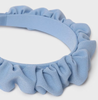 Light Blue Ruffled Headband