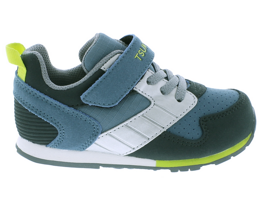 Sea/Lime Racer Sneaker (Baby)