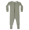 Pine Big Stripe Zip Romper