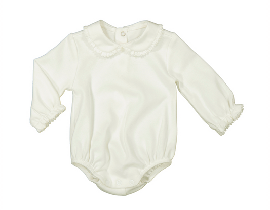 Natural Collar Onesie