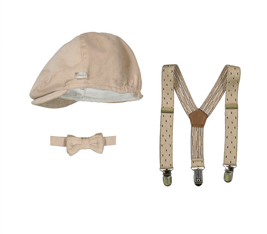 Hat, Suspender, & Bow Tie Set