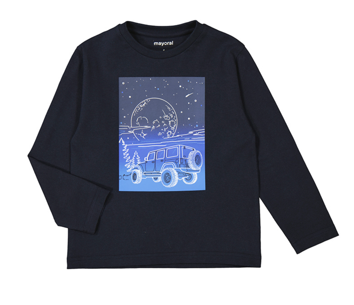 Navy Jeep Moon Top