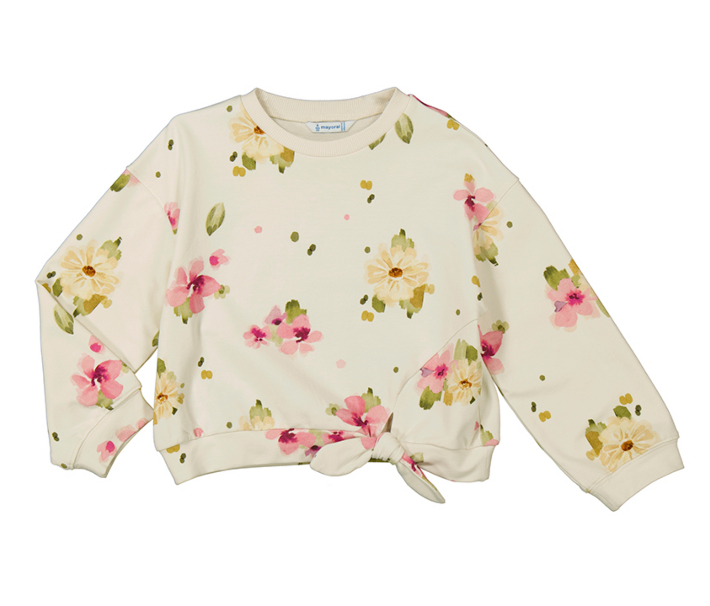 Pink Floral Sweatshirt