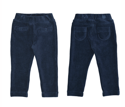 Navy Corduroy Baby Pants