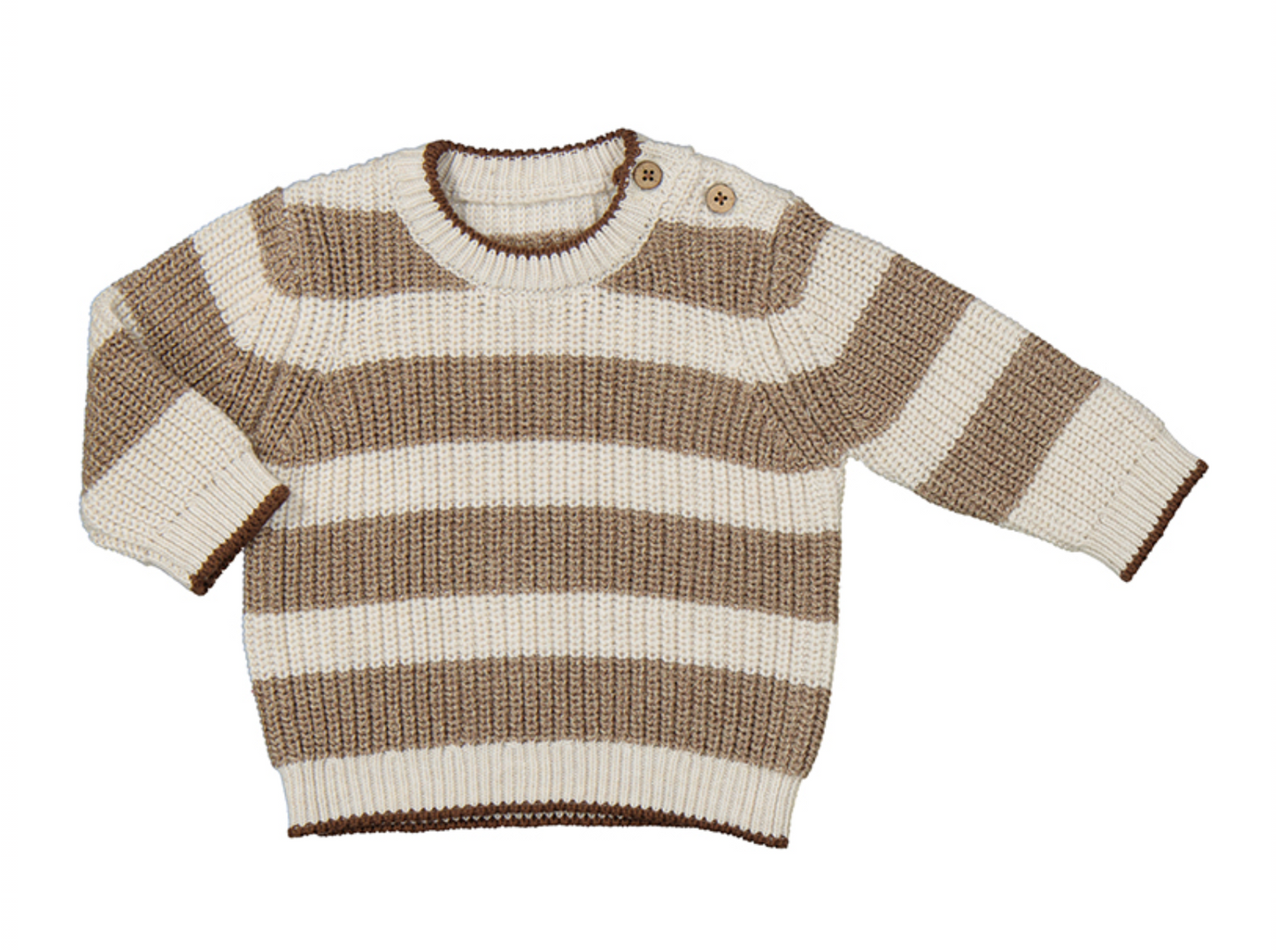 Taupe Stripe Sweater