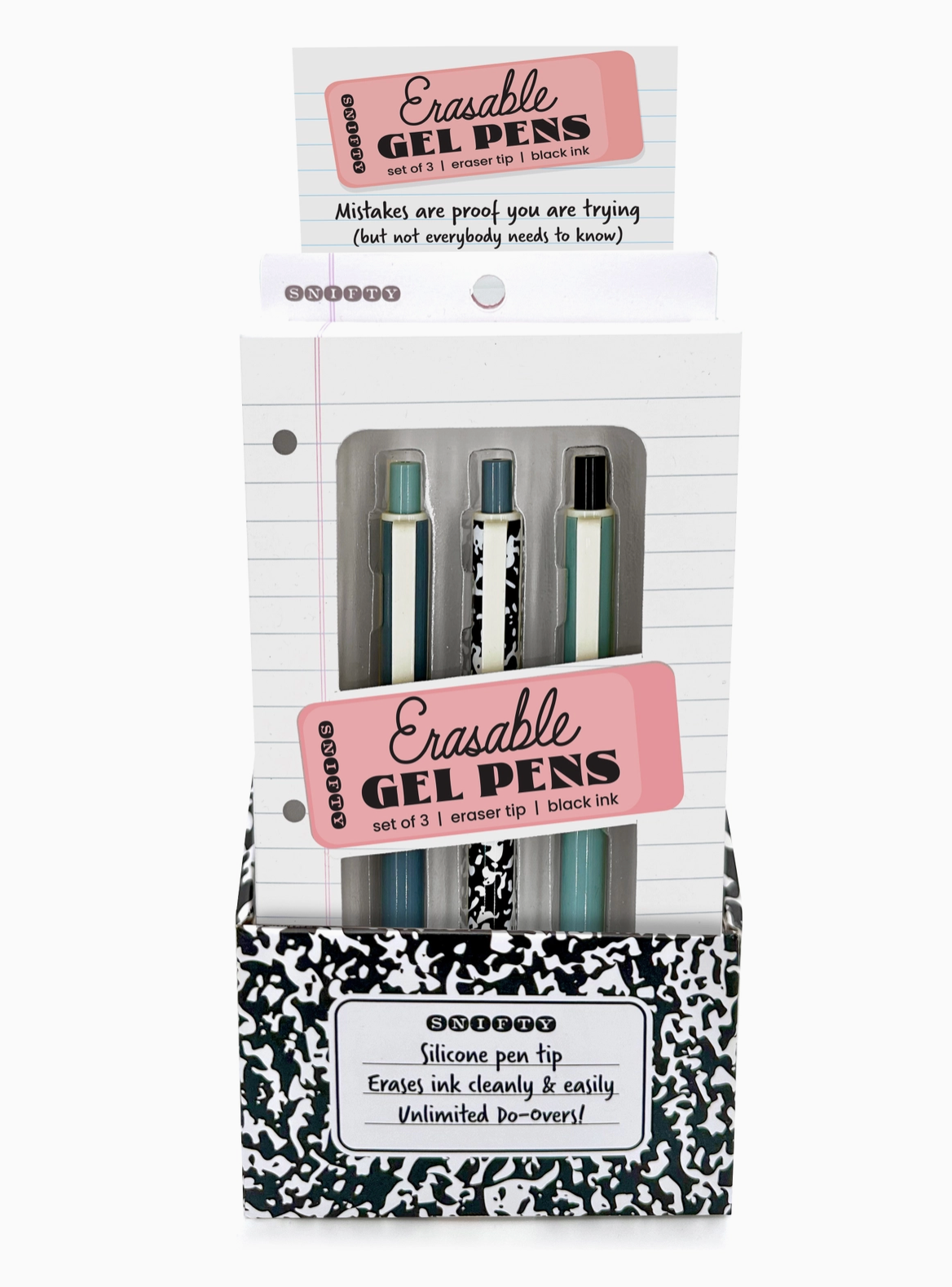 Retro Erasable Gel Pen Set