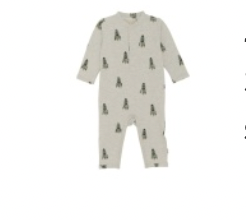 Grey Rocketship Romper