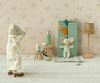 Wooden Mouse Closet- Soft Blue