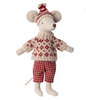 Mum Ski Mouse- Red with Hat