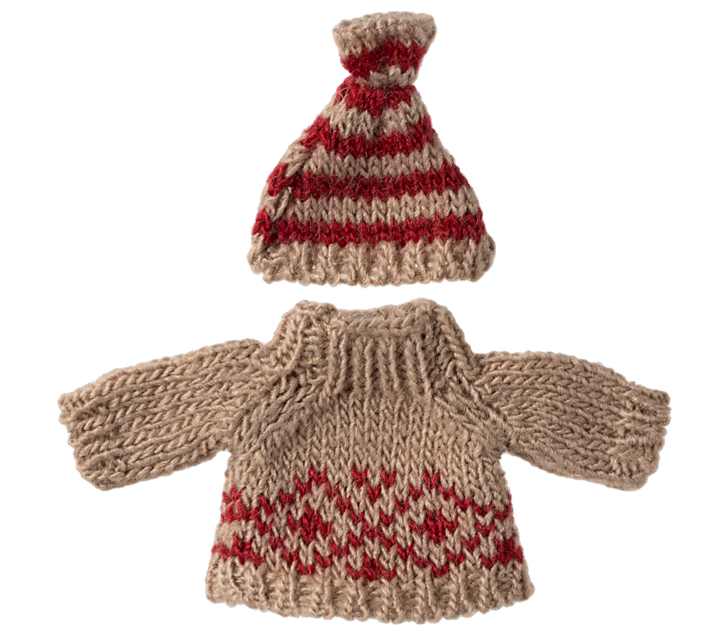 Knitted Sweater and Hat for Mum Mouse