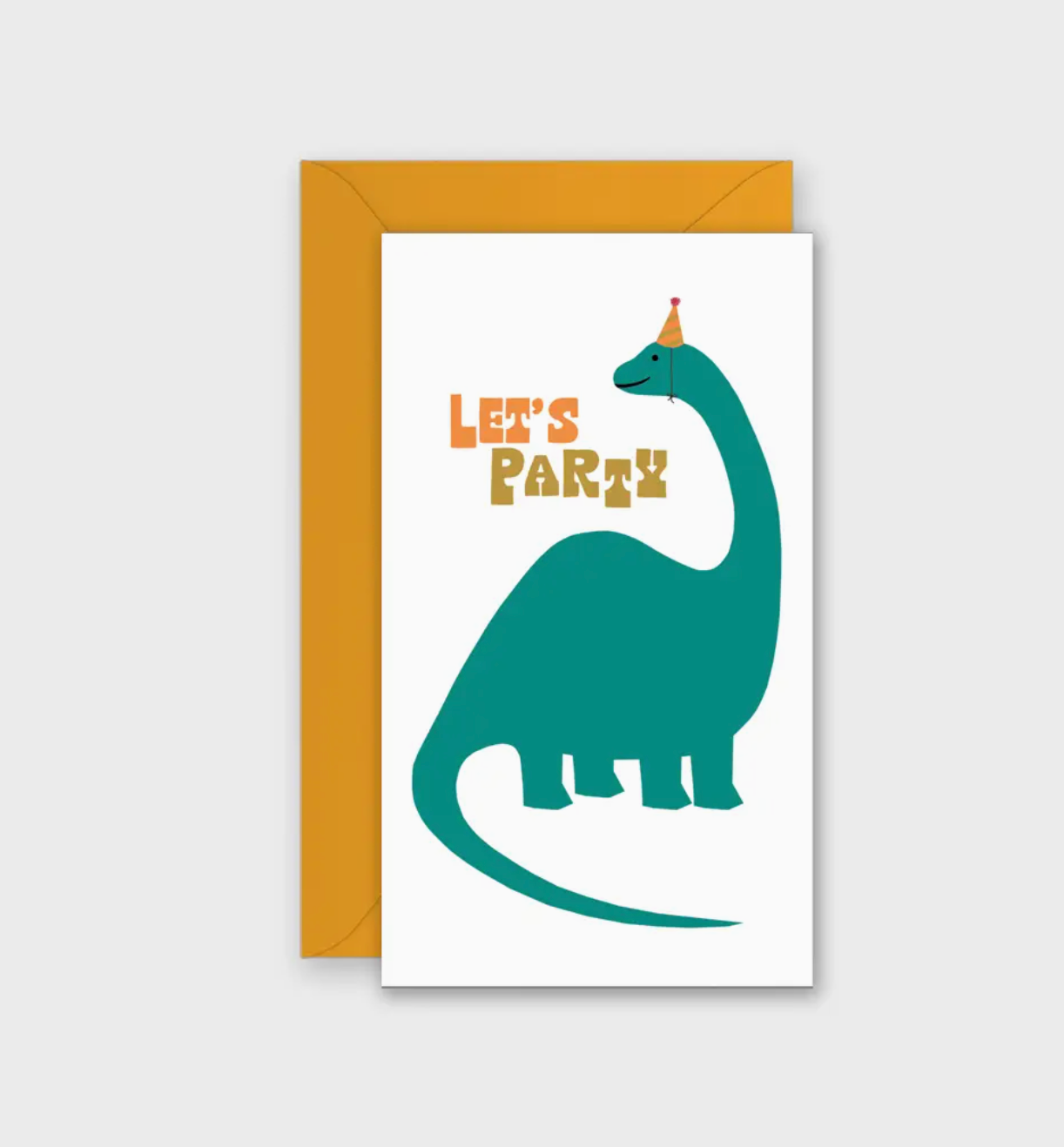 Dino Birthday Party Card