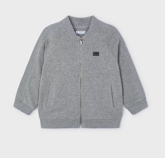 Heather Grey Zip Jacket