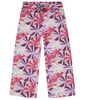 Lilac Floral Wide Leg Pants