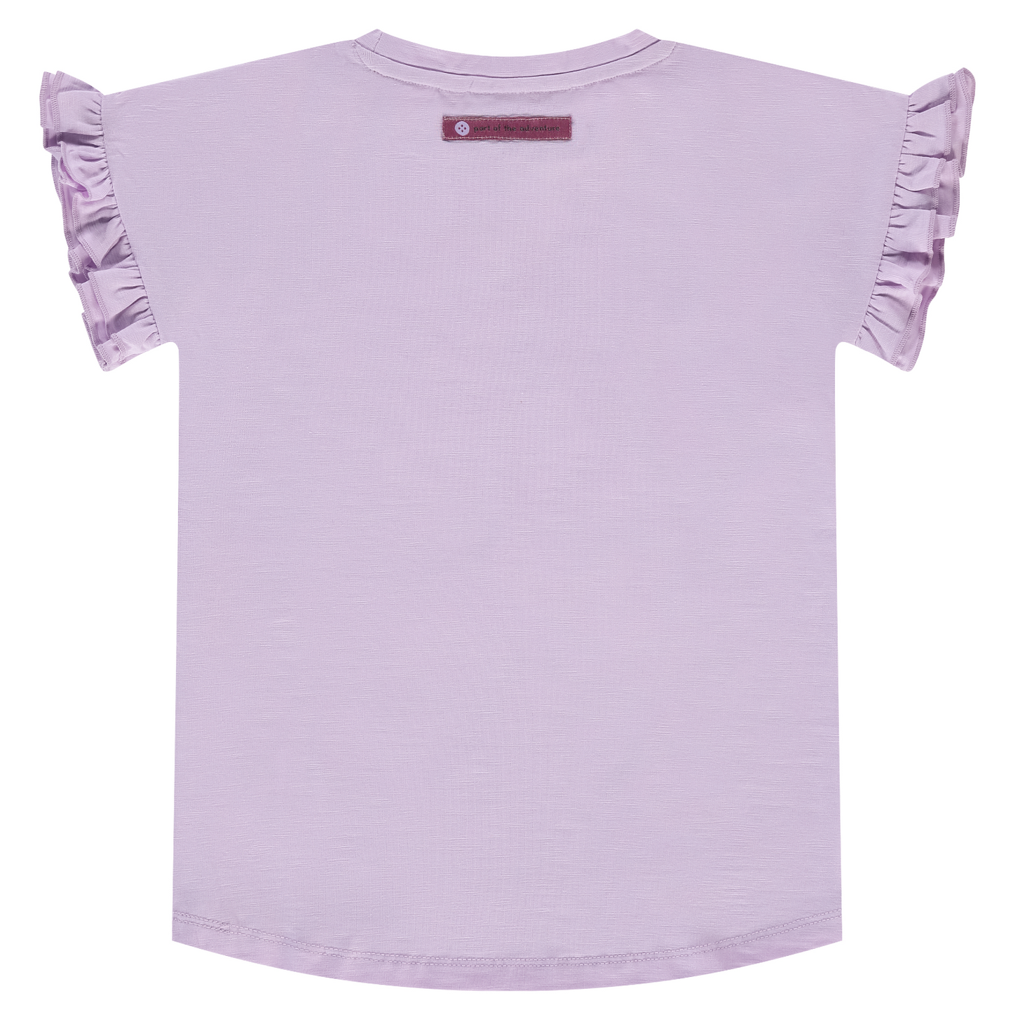 Lilac Ruffle Sleeve Top