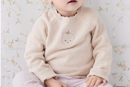 Audrey Strawberry Sweater