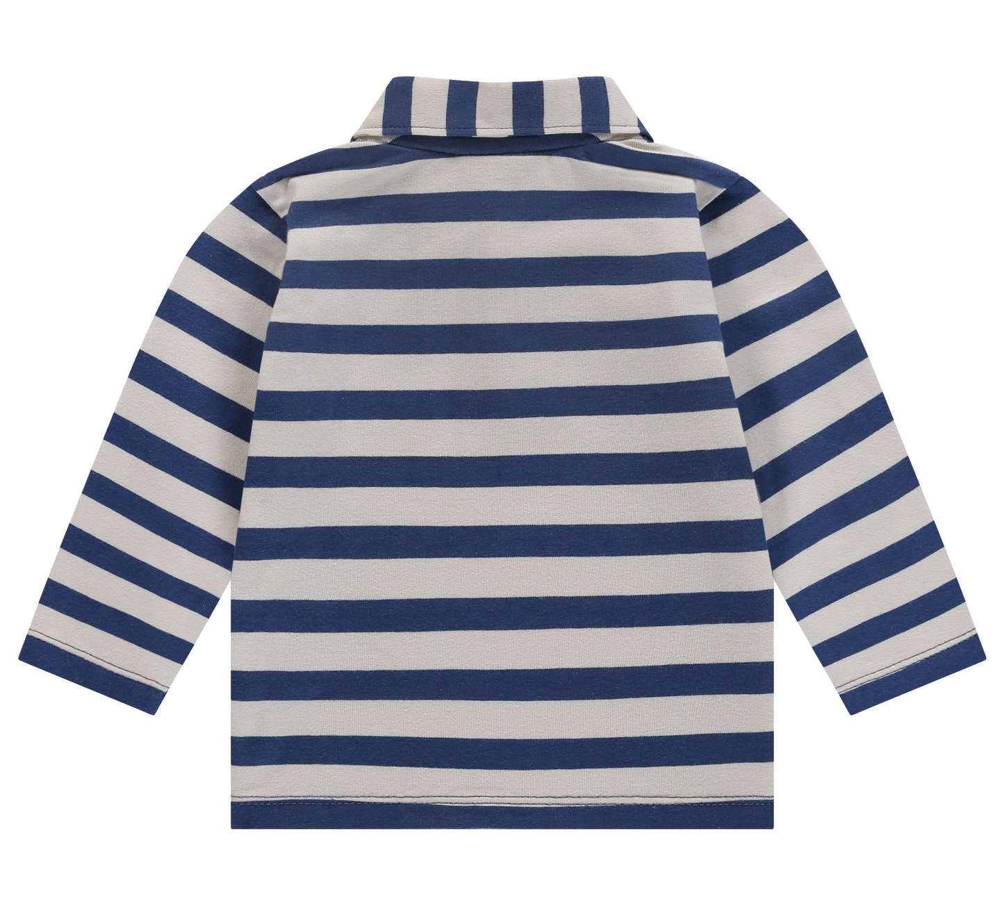 Bone Stripe Collard Top