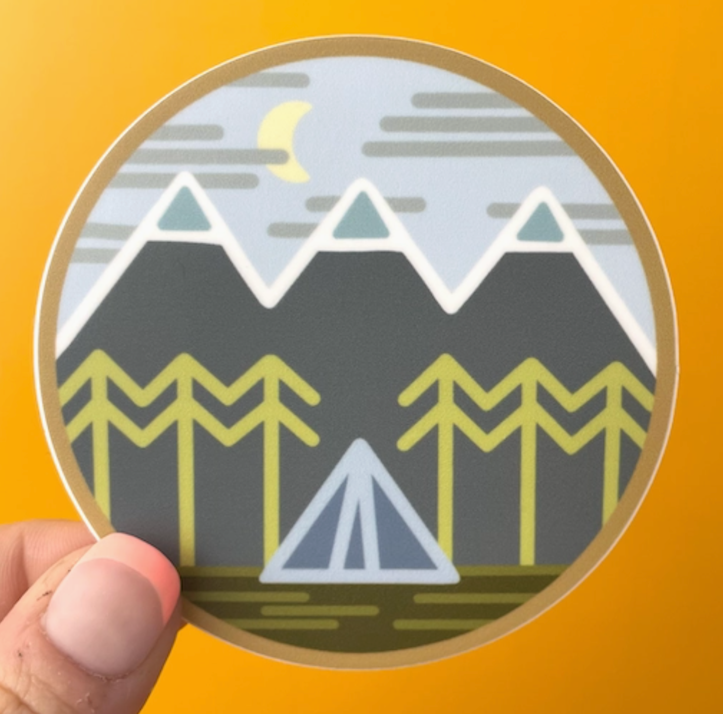 Canyon Camper Vinyl 2" Sticker