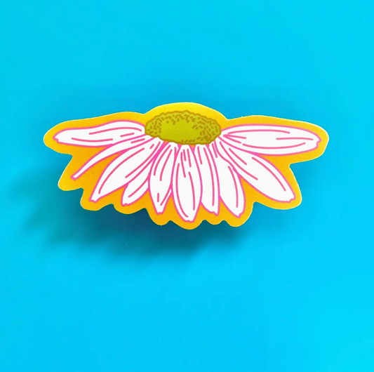 Flower Daisy Vinyl Sticker