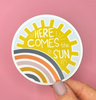 Here Comes the Sun Vinyl Sticker