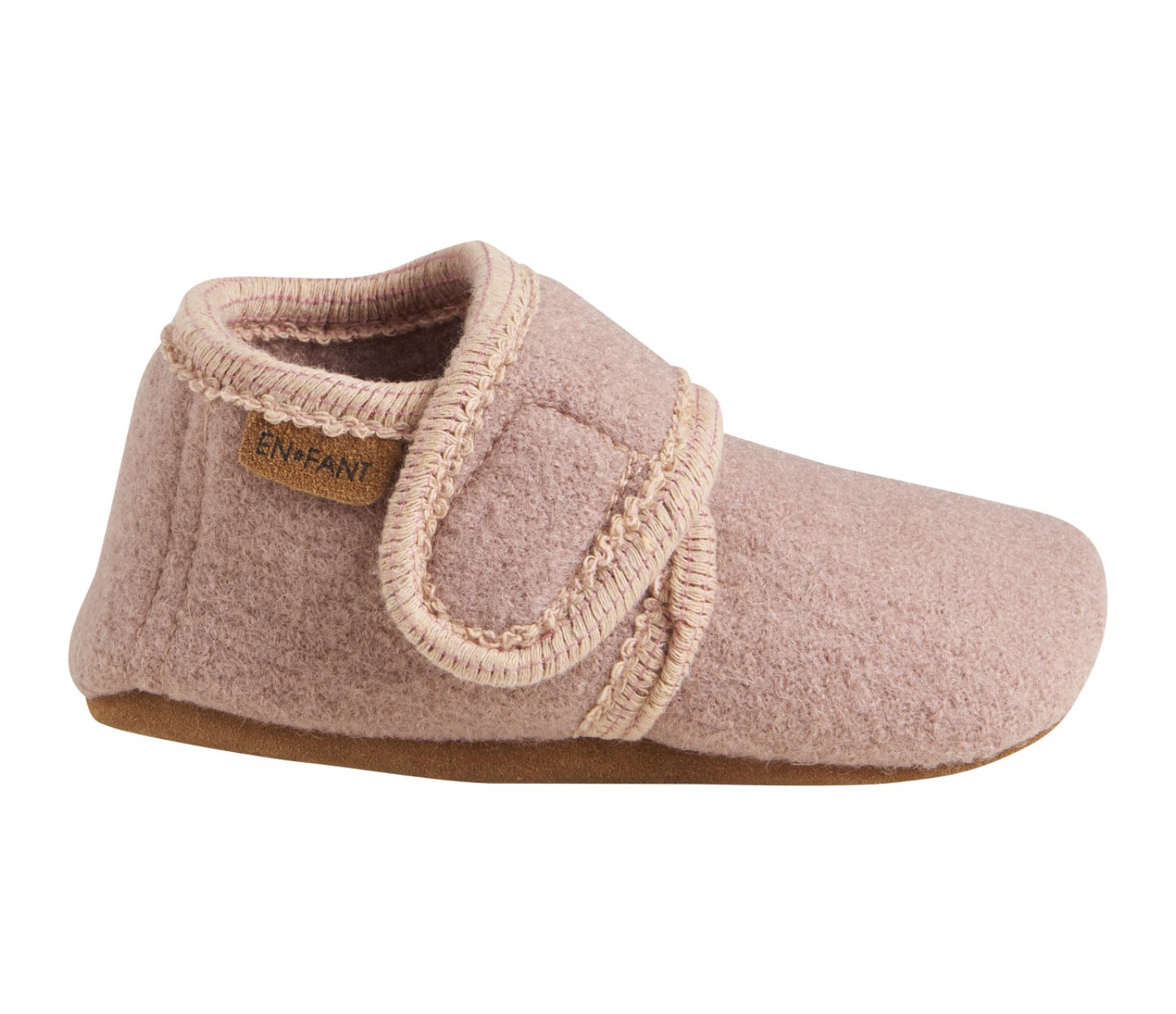 Pink Baby Wool Slippers