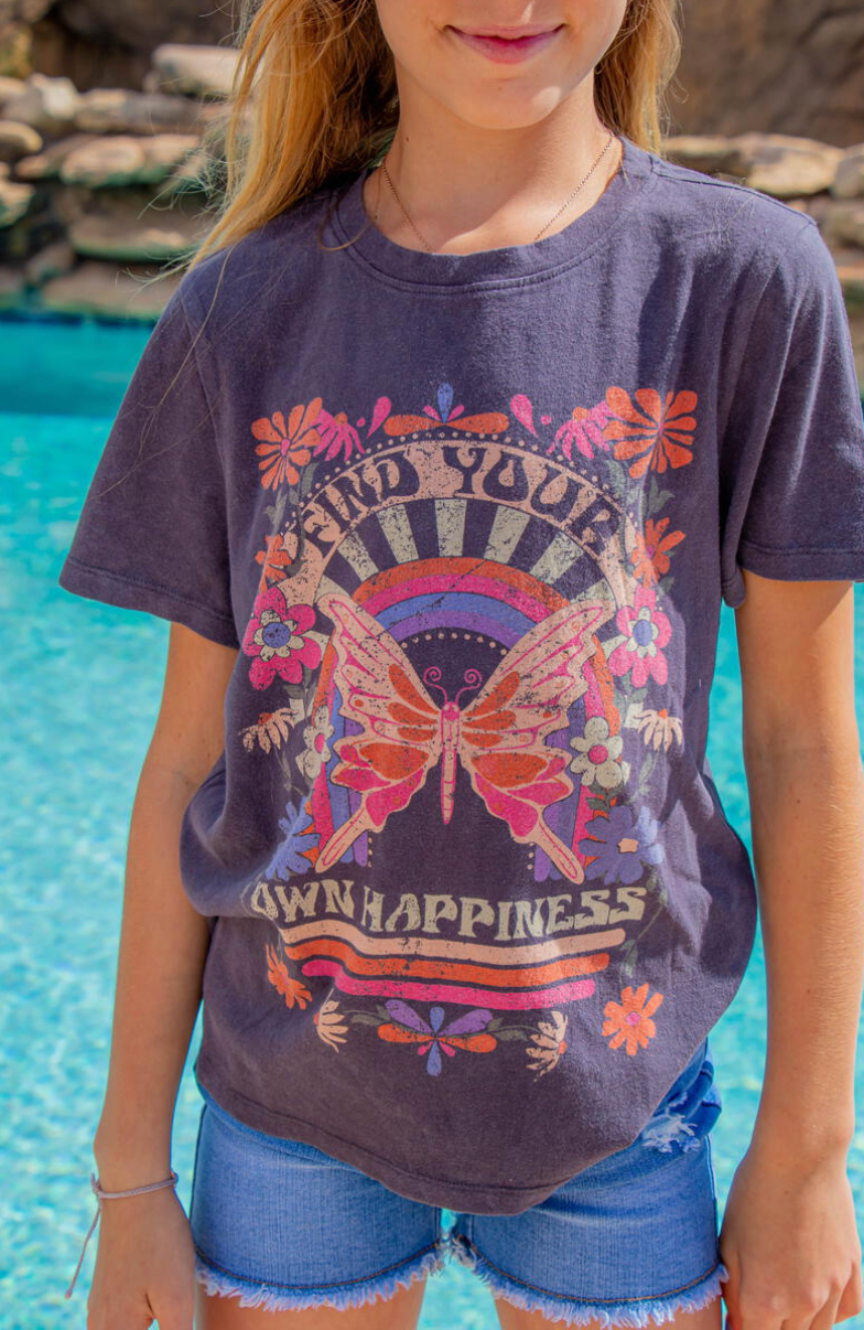 Find Happiness Butterfly Tee