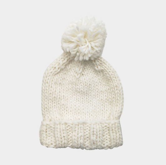 Cream Baby Beanie