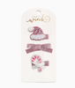 Pink Christmas Clip Set