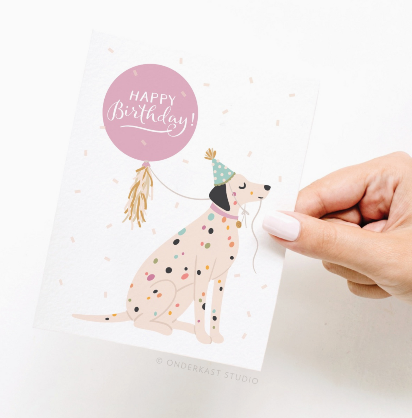 Dalmation Birthday Greeting Card