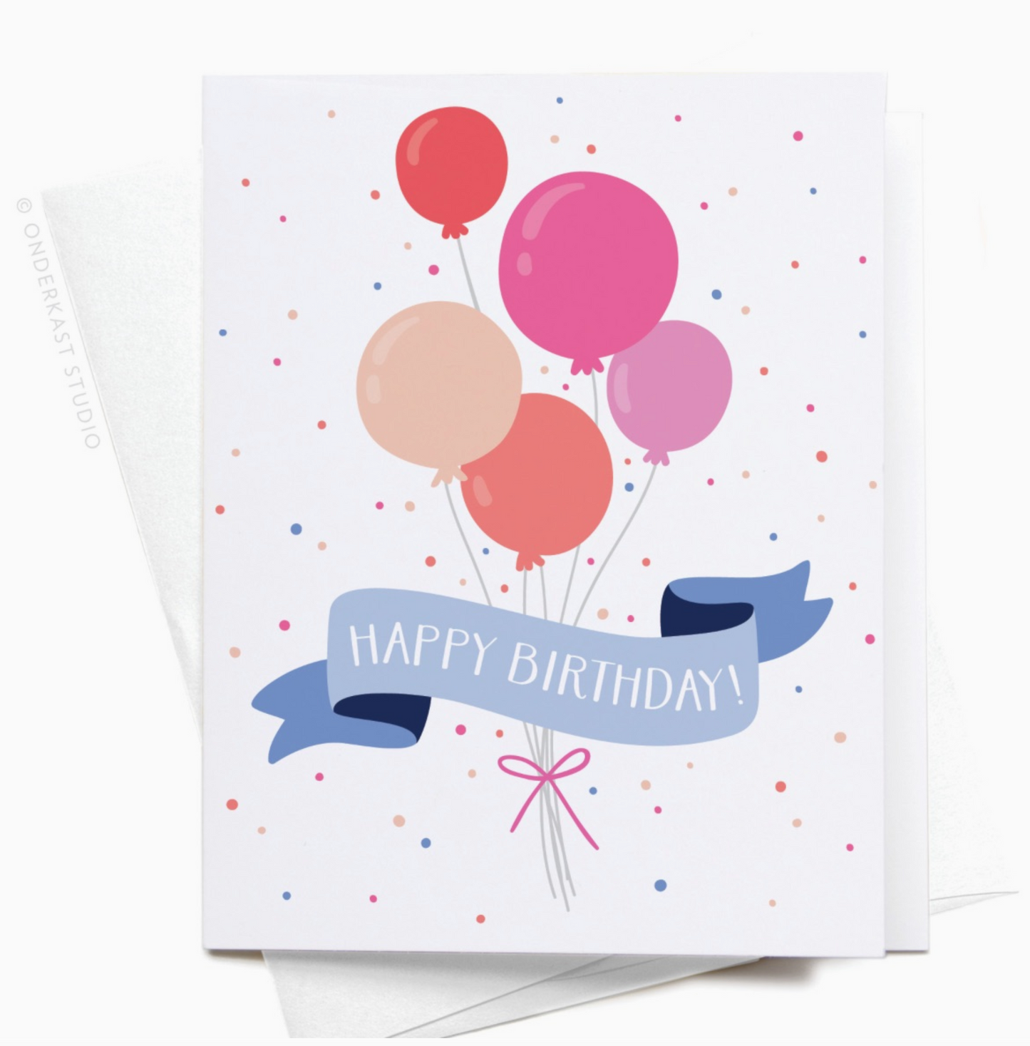 Happy Birthday Balloons Greeting Card