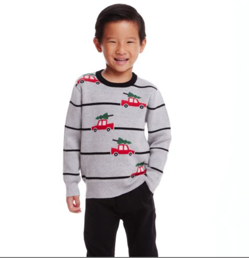 Christmas Tree Car Sweater