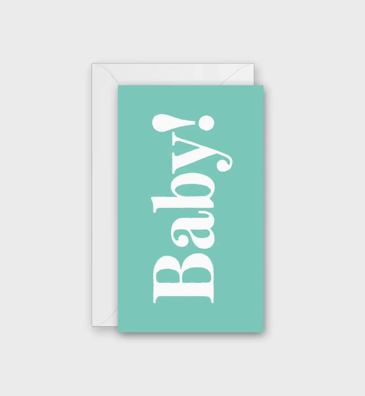 Aqua Baby Card