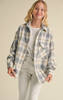 Cream Plaid Shacket